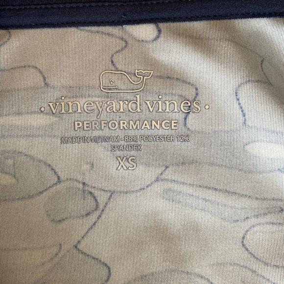 Vineyard Vines Men’s Performance 1/4 Zip Athletic Shirt Dark Blue Golf Size XS - Picture 4 of 9